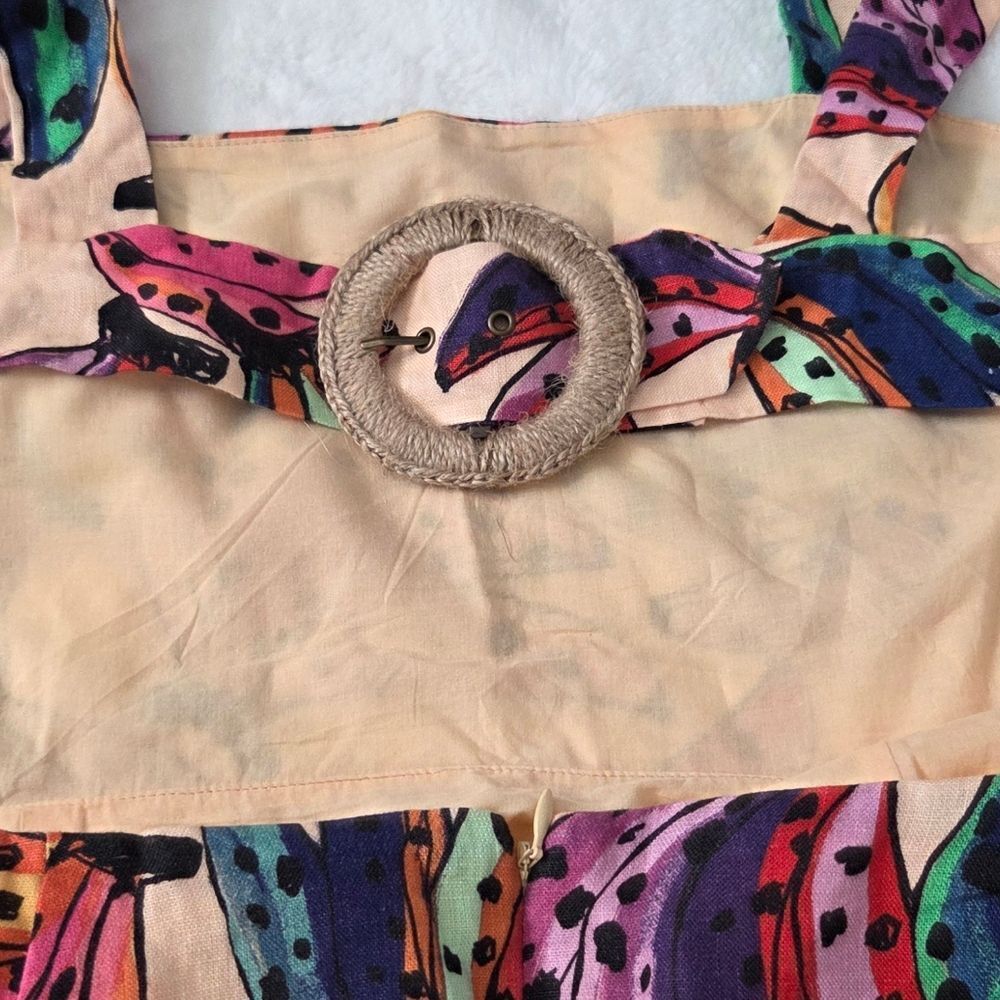 FARM Rio Colorful Banana Print Mini Dress XL - Picture 10 of 10